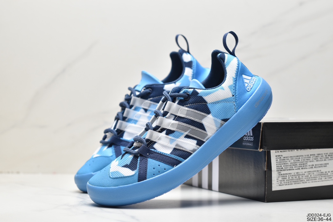 120 阿迪达斯Adidas Climacool Boat Lace Graphic夏季新款 溪鞋