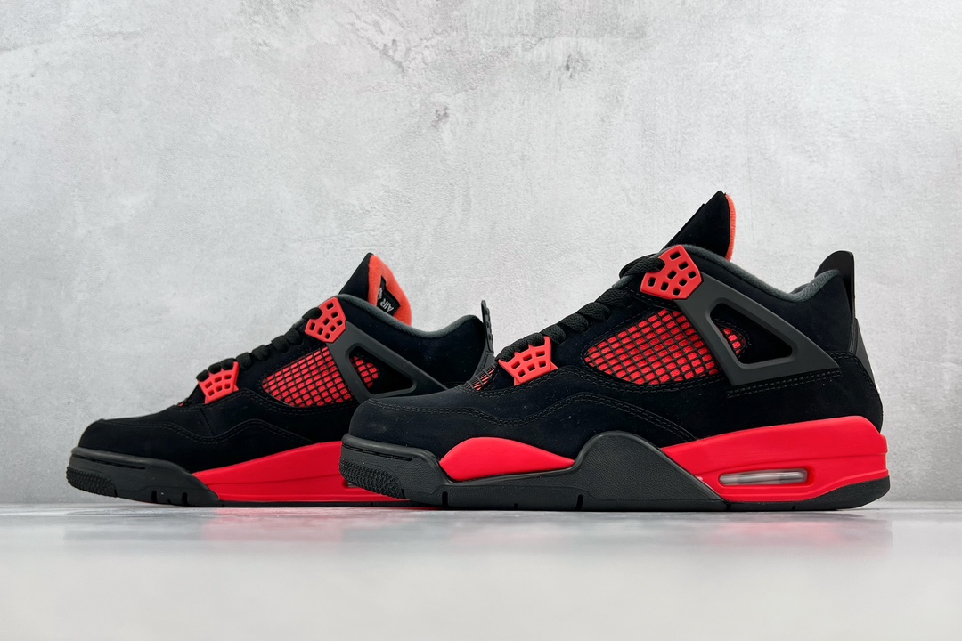 360 Air Jordan 4 Retro “Red Thunder”黑红 CT8527-016