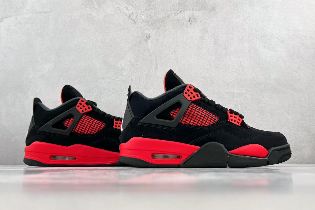 360 Air Jordan 4 Retro “Red Thunder”黑红 CT8527-016