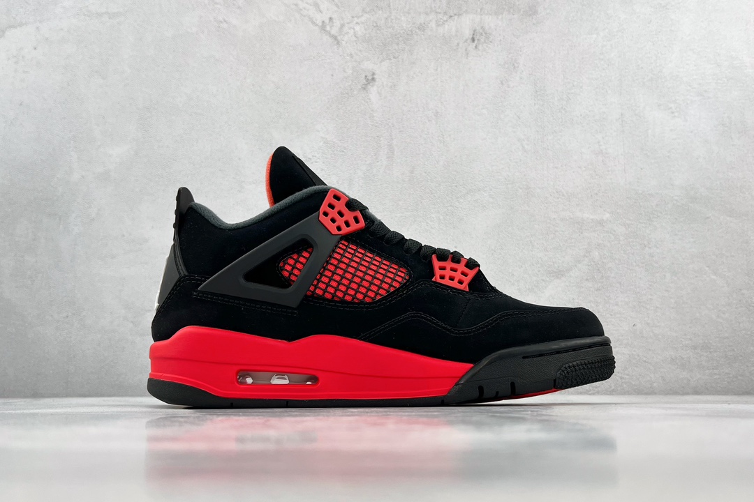 360 Air Jordan 4 Retro “Red Thunder”黑红 CT8527-016