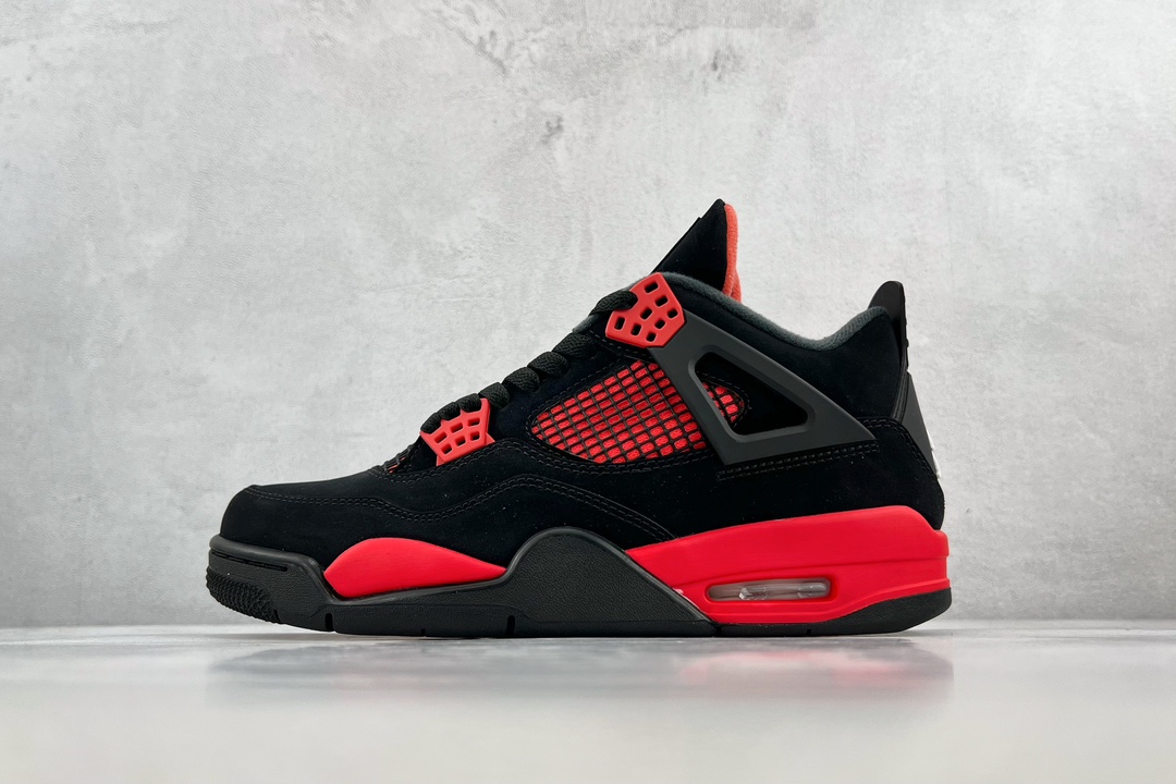 360 Air Jordan 4 Retro “Red Thunder”黑红 CT8527-016