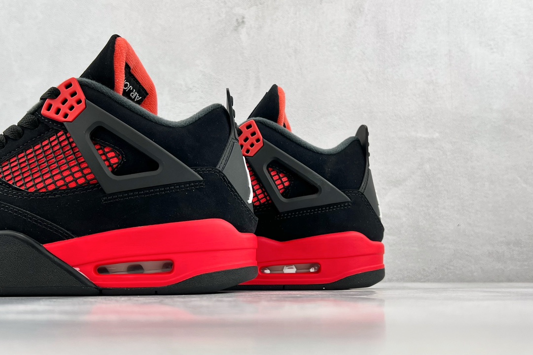 360 Air Jordan 4 Retro “Red Thunder”黑红 CT8527-016