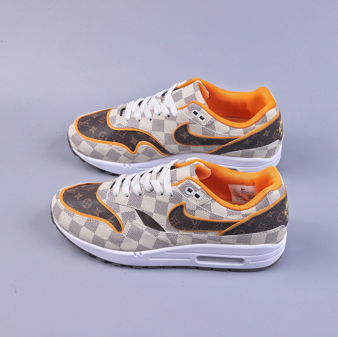 240 Nike Air Max 1 路易威登 lv联名 复古休闲跑步鞋 DA8301-556