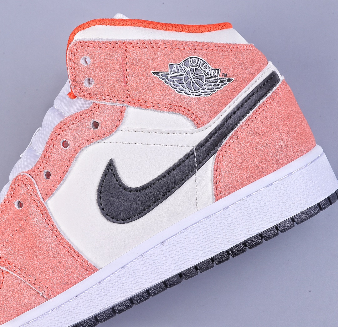 260 DT版Air Jordan 1 Mid粉橙 DV1336-800