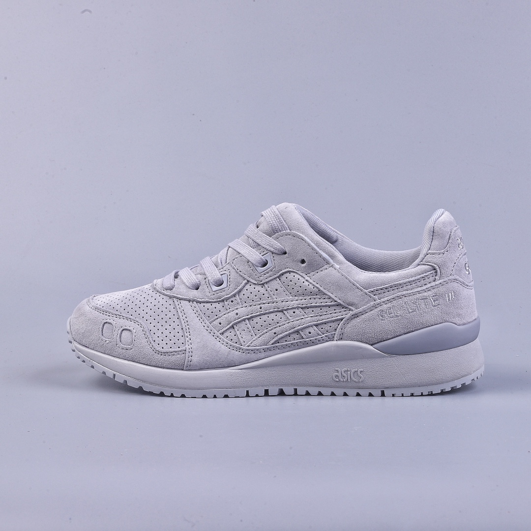 210  Asics Gel-Lyte III 亚瑟士3代系列低帮经典复古休闲运动跑步鞋“水泥浅灰”1201A050-020