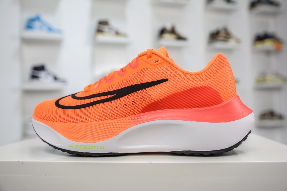 210 Nike Zoom Fly 5 橙黑 碳板马拉松跑步鞋 DM8968-800