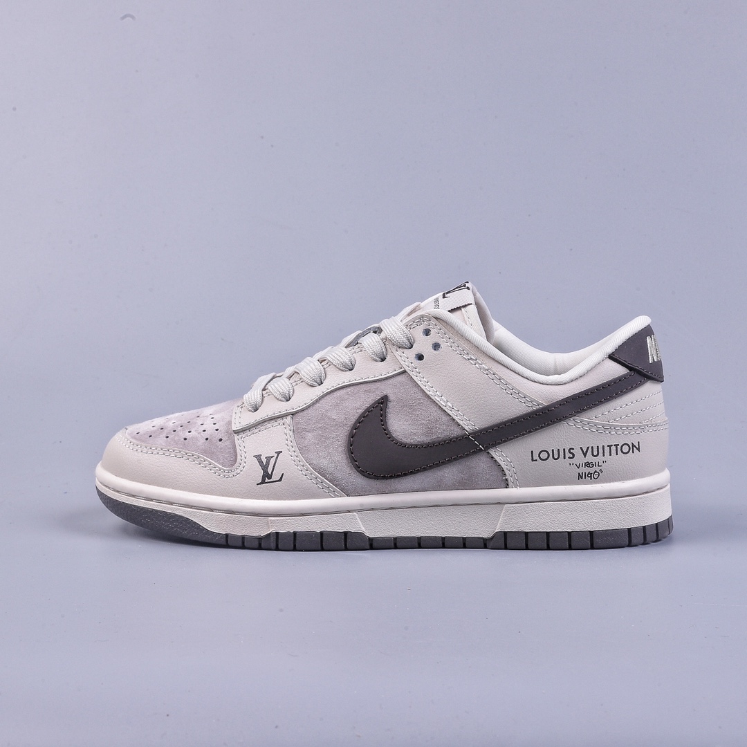 240 Nike Dunk Low 米白棕Lv定制 FC1688-400性价比王者