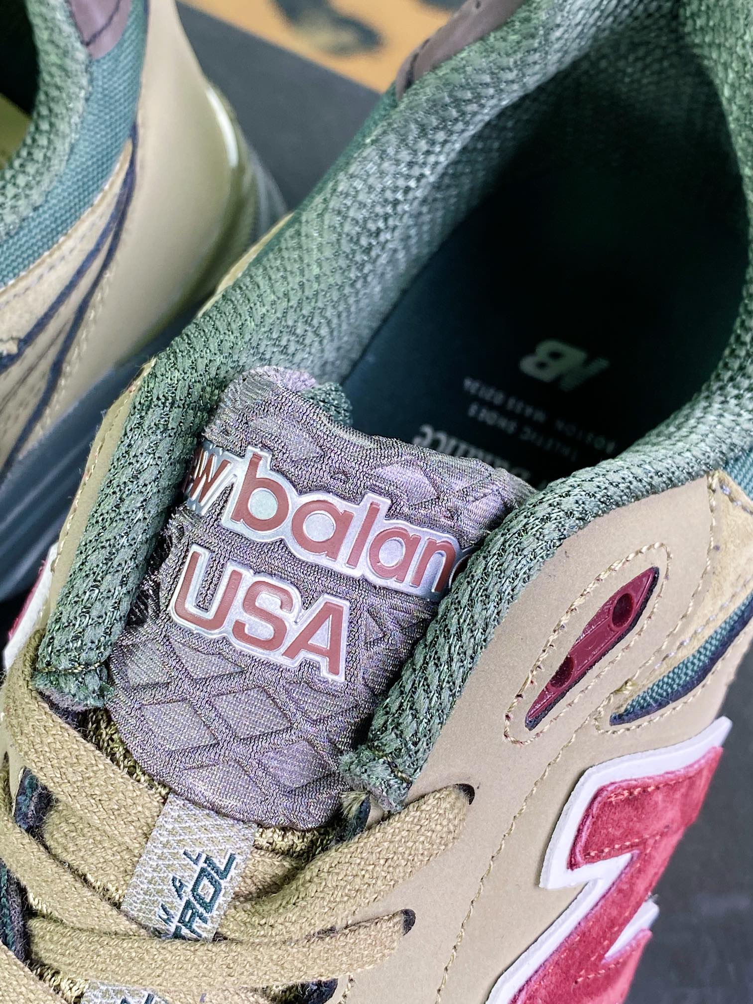 260 New Balance Made in USA M990V3”Green/Purple”三代系列低帮“绿棕紫红”M990GP3