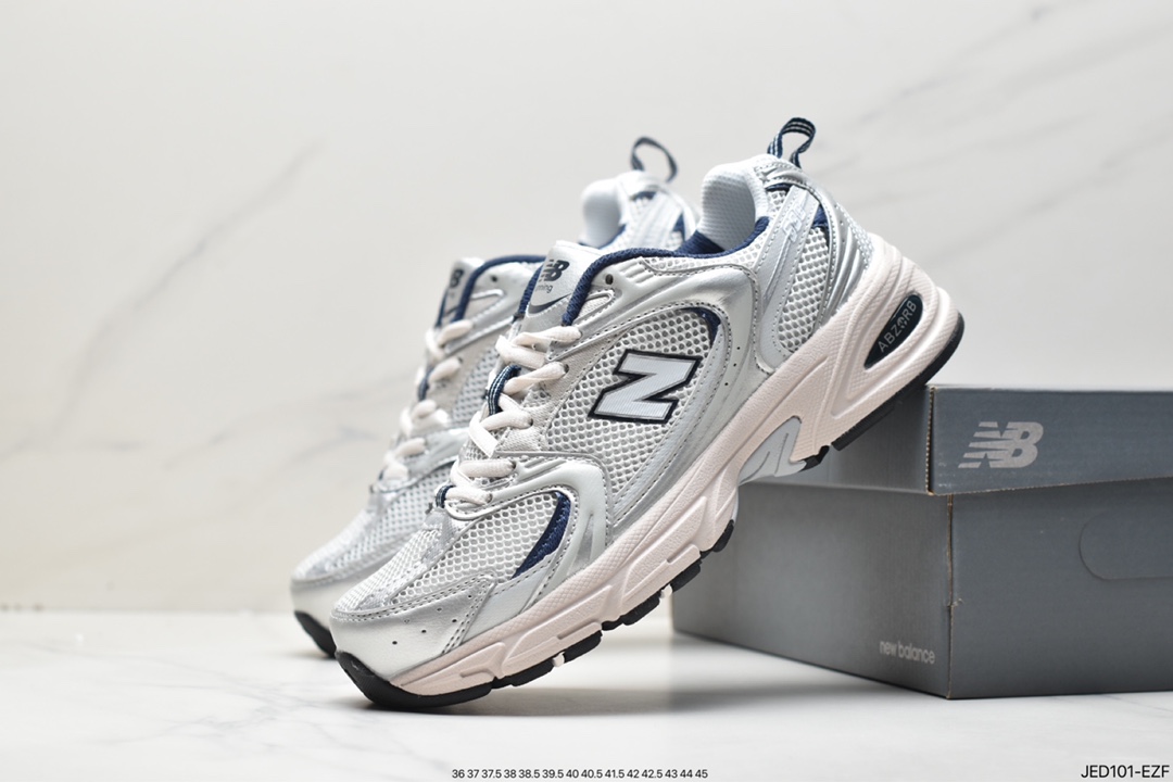 150 New Balance MR530系列复古老爹风网布跑步休闲运动鞋WR530AA1