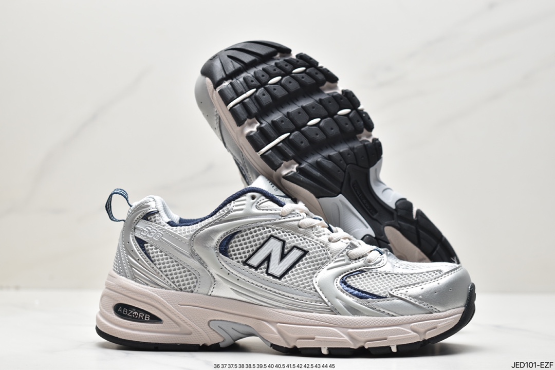 150 New Balance MR530系列复古老爹风网布跑步休闲运动鞋WR530AA1