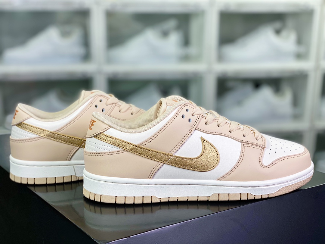 280 SB Dunk Low”“Gold Swoosh”扣篮板鞋“杏白金钩”DX5930-001