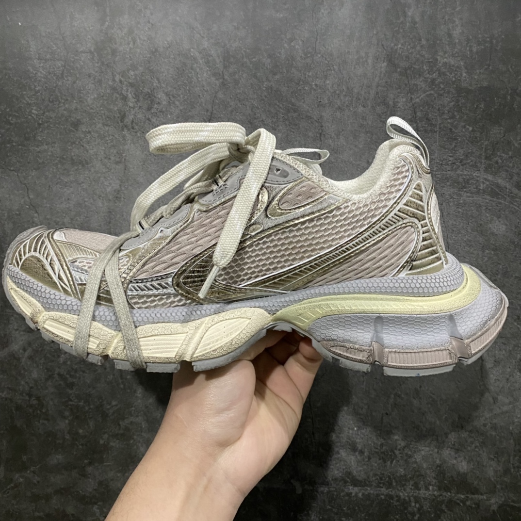 420 XA版本BALENCIAGA 3XL Sneakers  巴黎世家十代网布系带低帮走秀复古老爹鞋