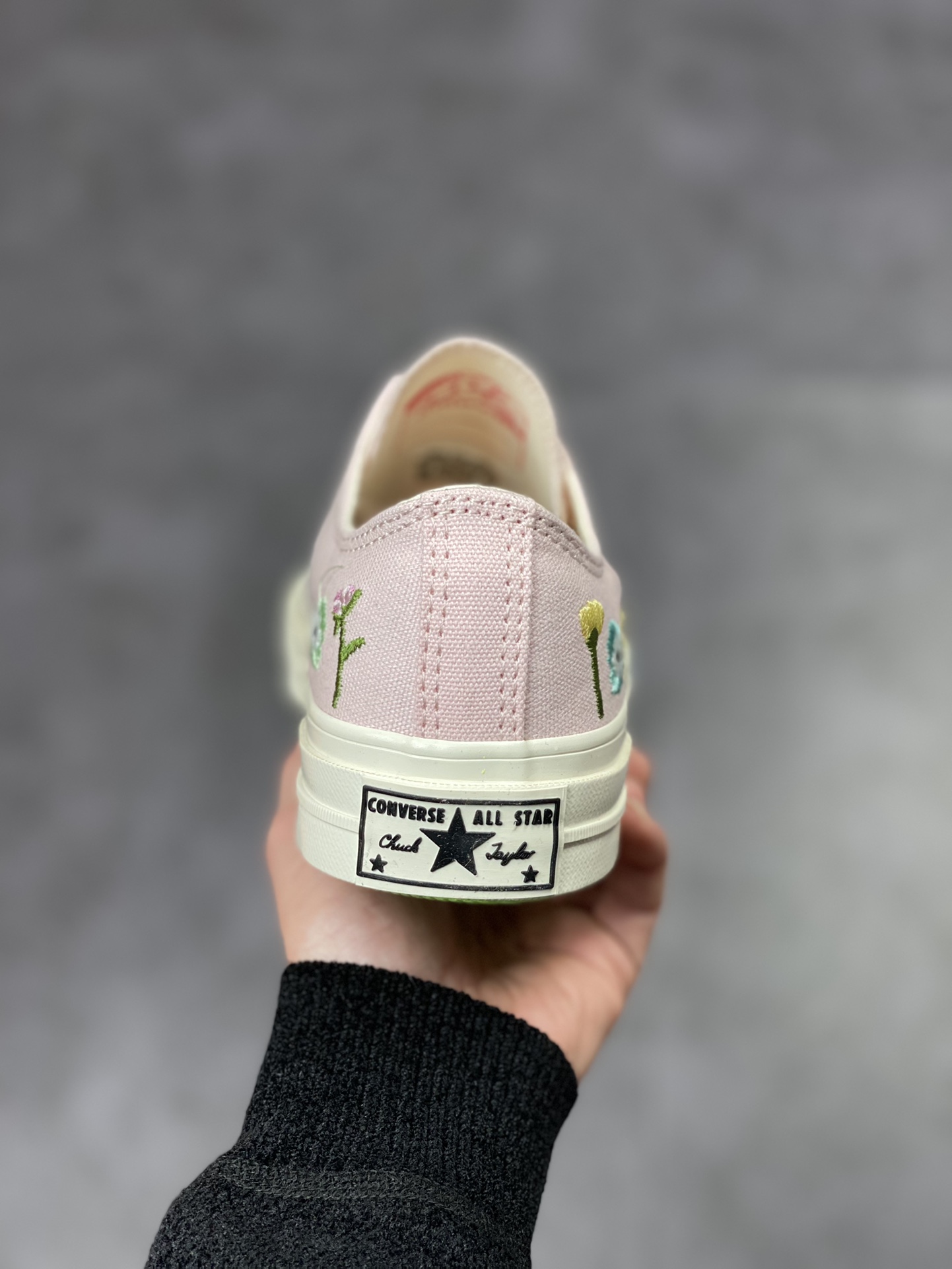 160 Converse chuck 1970s 花卉刺绣 小红书爆款