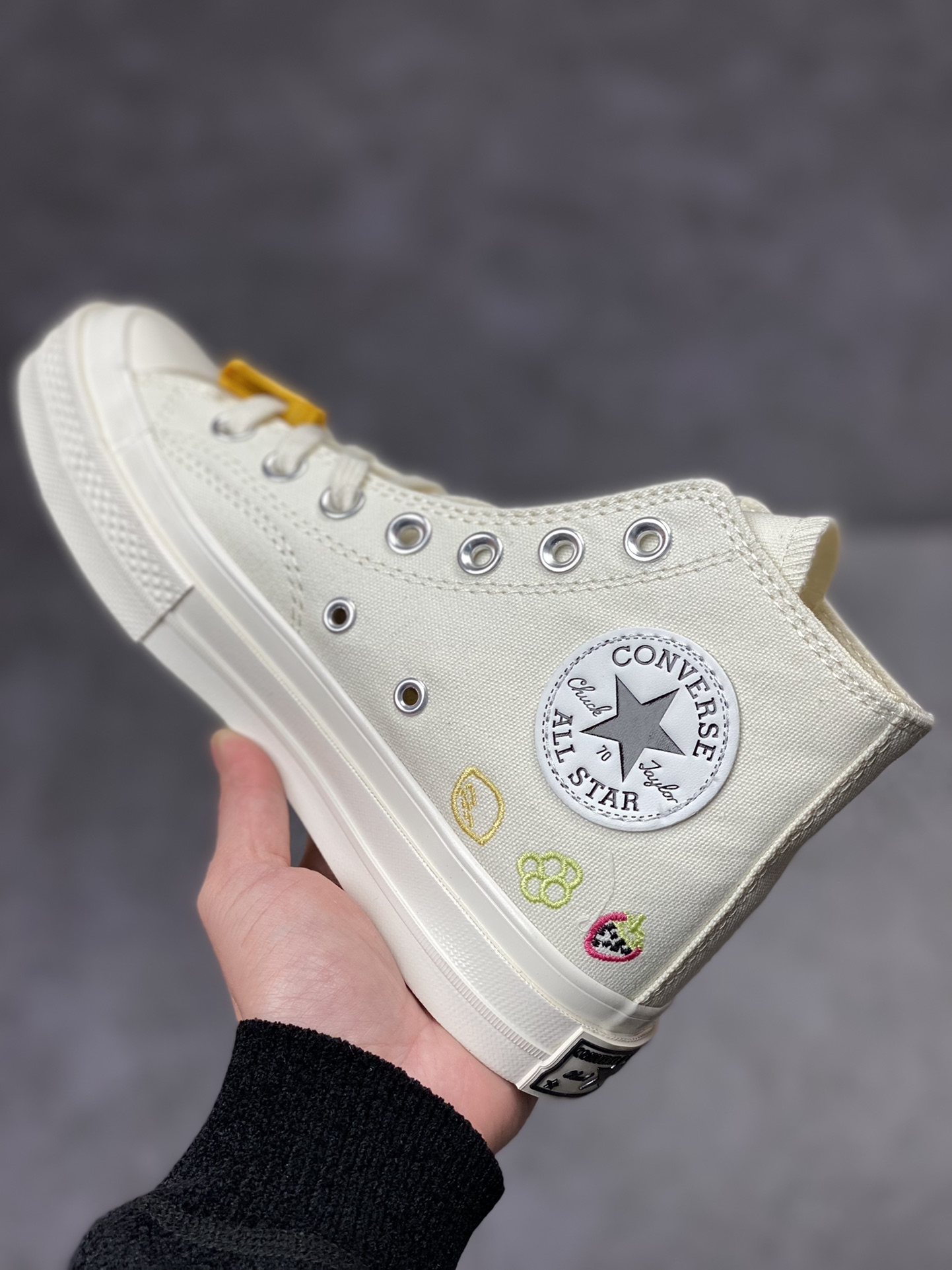 160  Converse chuck 1970s 水果刺绣