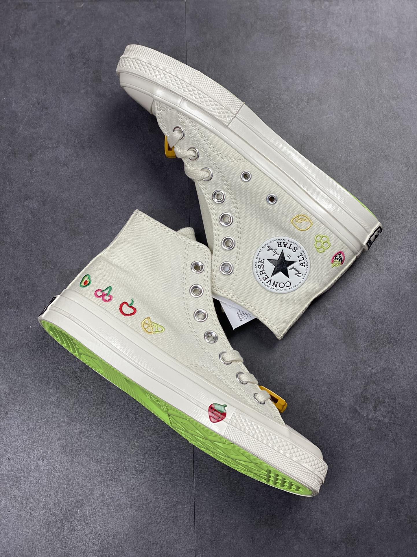 160  Converse chuck 1970s 水果刺绣