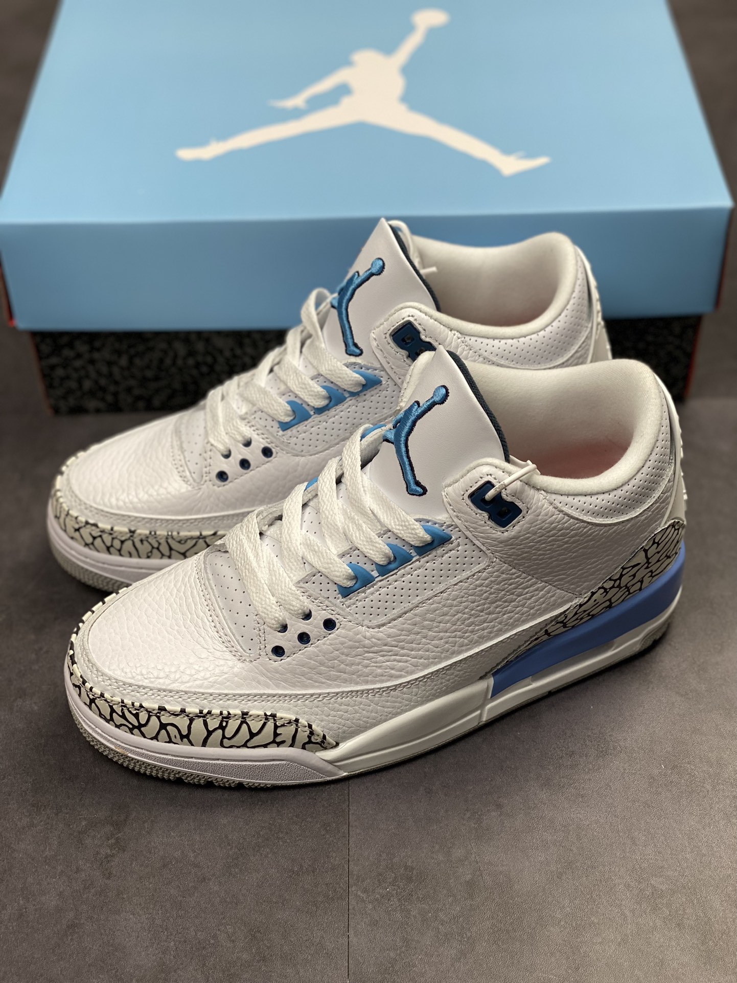 280 Air Jordan 3 Retro 北卡蓝 【地表最强性价比版本 完美清洁度】 CT8532-104