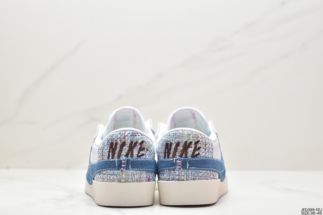 150 Nike Blazer Low'77 Jumbo 白黄 经典百搭低帮开拓者休闲运动板鞋 FJ7741-141