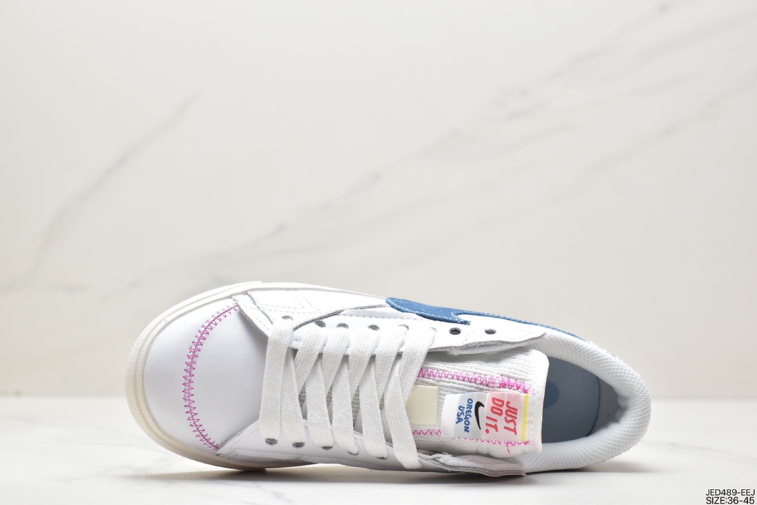 150 Nike Blazer Low'77 Jumbo 白黄 经典百搭低帮开拓者休闲运动板鞋 FJ7741-141