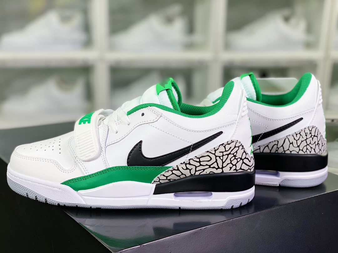 240 Air Jordan Legacy 312 Low”White/Pine Green”乔丹篮球鞋“白黑凯尔特人绿”FN3407-101