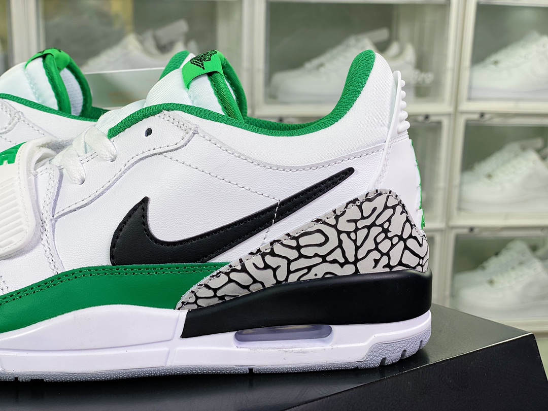 240 Air Jordan Legacy 312 Low”White/Pine Green”乔丹篮球鞋“白黑凯尔特人绿”FN3407-101