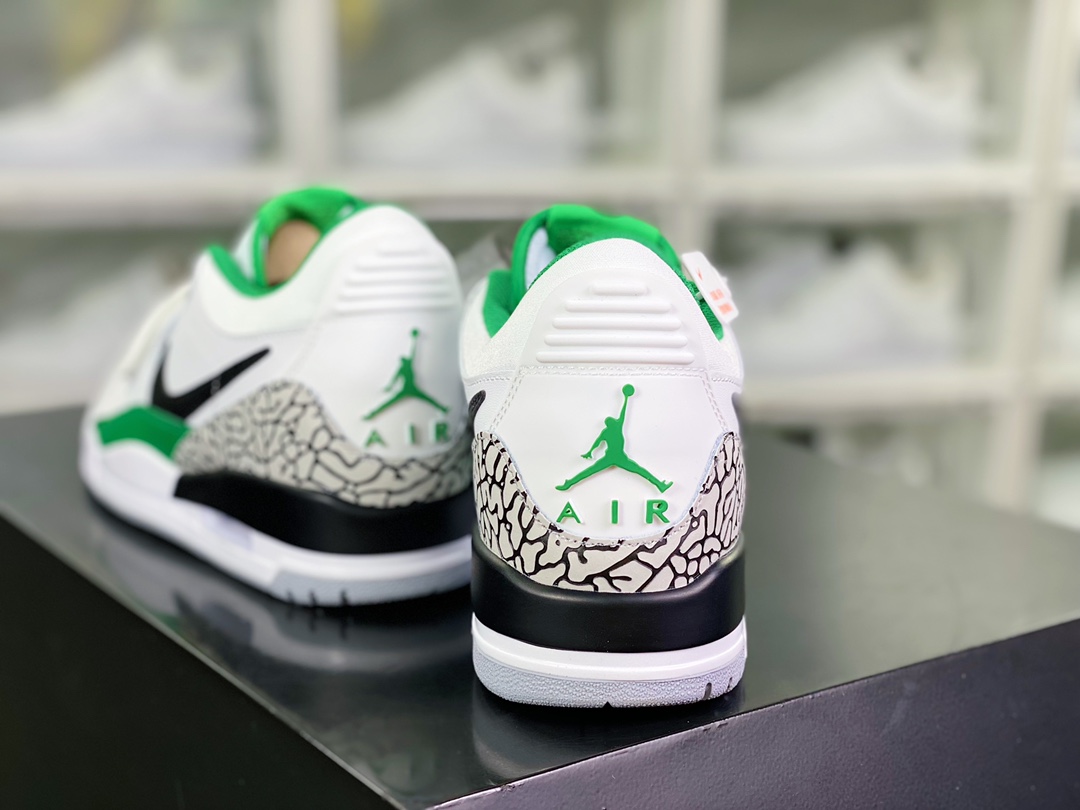 240 Air Jordan Legacy 312 Low”White/Pine Green”乔丹篮球鞋“白黑凯尔特人绿”FN3407-101