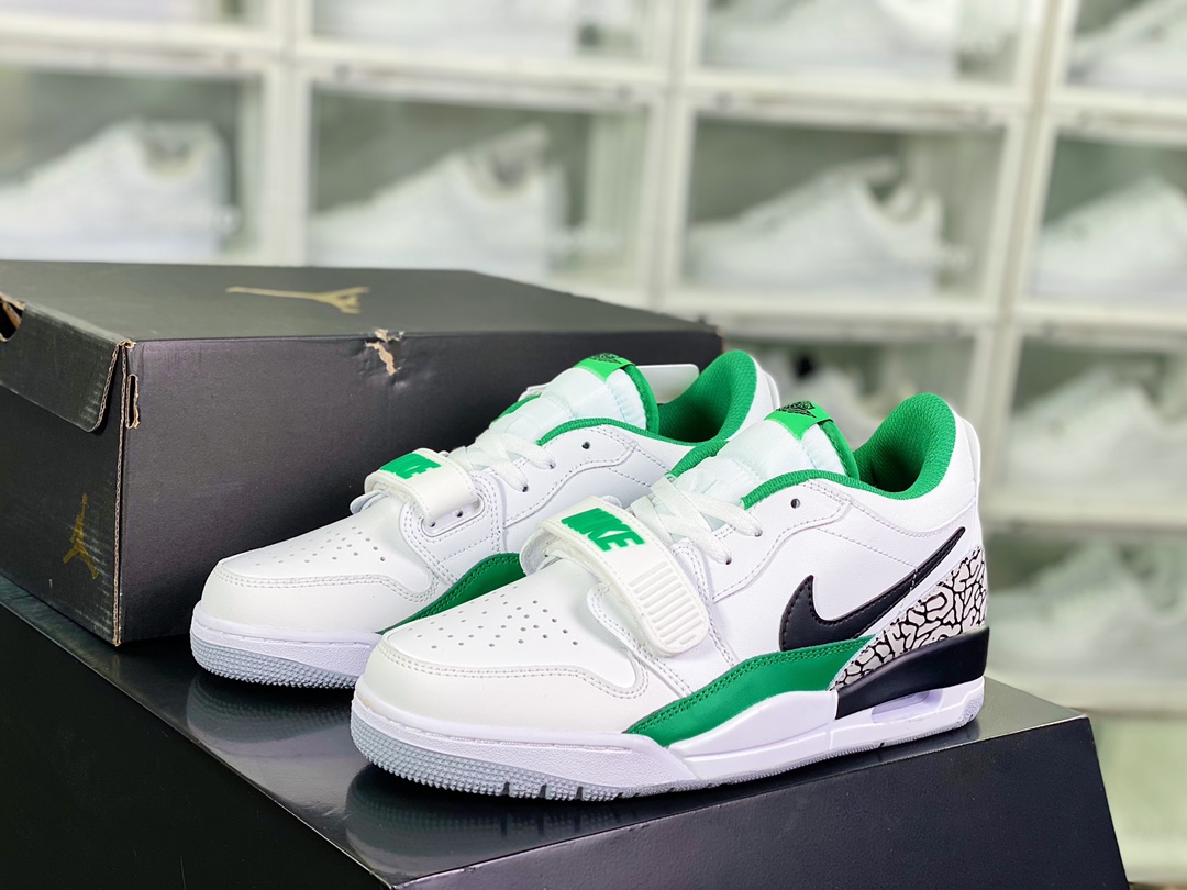 240 Air Jordan Legacy 312 Low”White/Pine Green”乔丹篮球鞋“白黑凯尔特人绿”FN3407-101