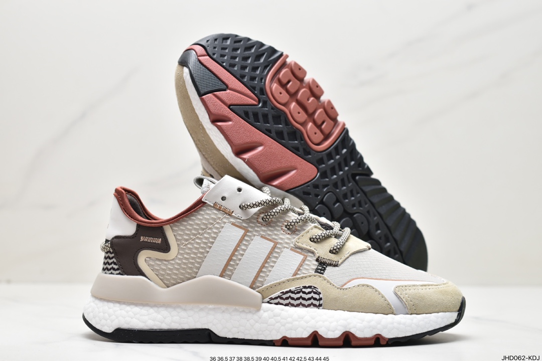 190 阿迪达斯Adidas Nite Jogger 2019 Boost 三叶草 IE1924