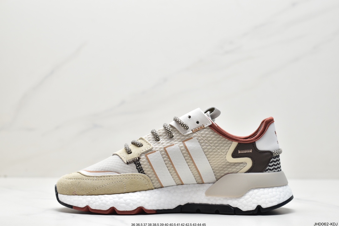 190 阿迪达斯Adidas Nite Jogger 2019 Boost 三叶草 IE1924