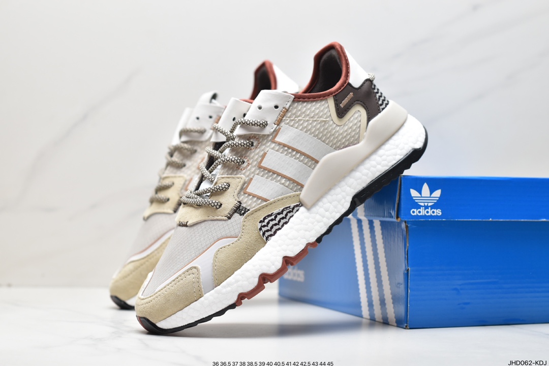 190 阿迪达斯Adidas Nite Jogger 2019 Boost 三叶草 IE1924