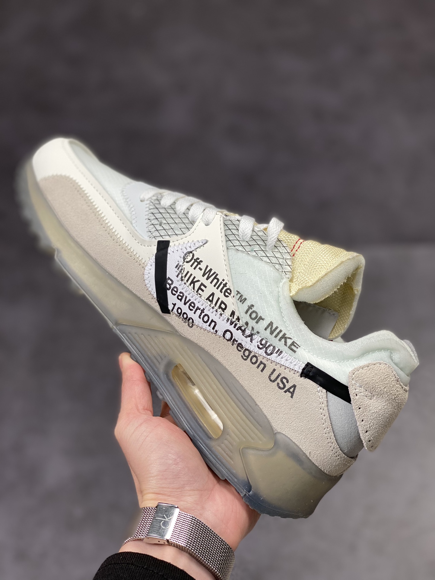 320 Off-White X Nike Air MAX90 重磅联名 AA7293-100