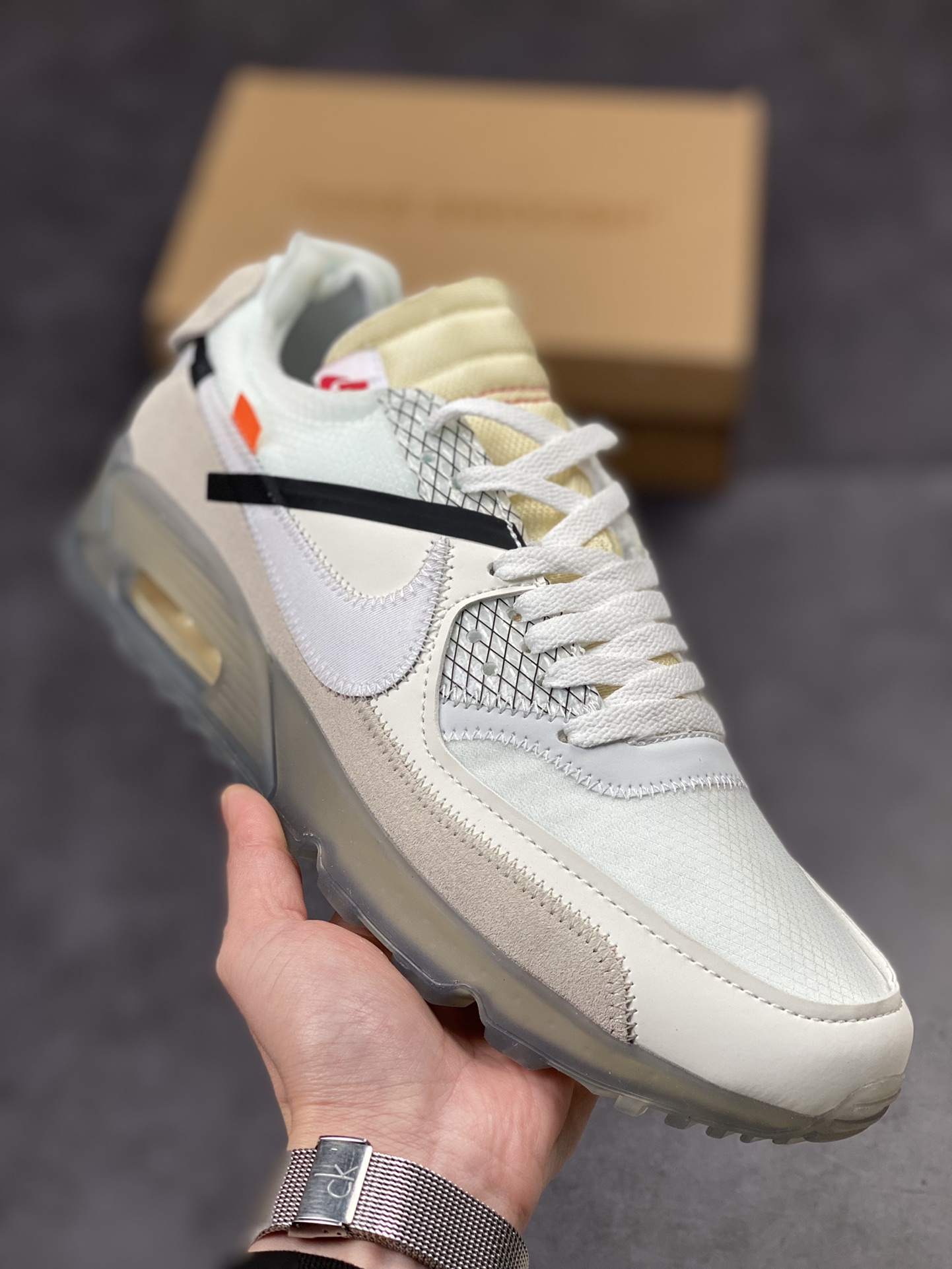 320 Off-White X Nike Air MAX90 重磅联名 AA7293-100