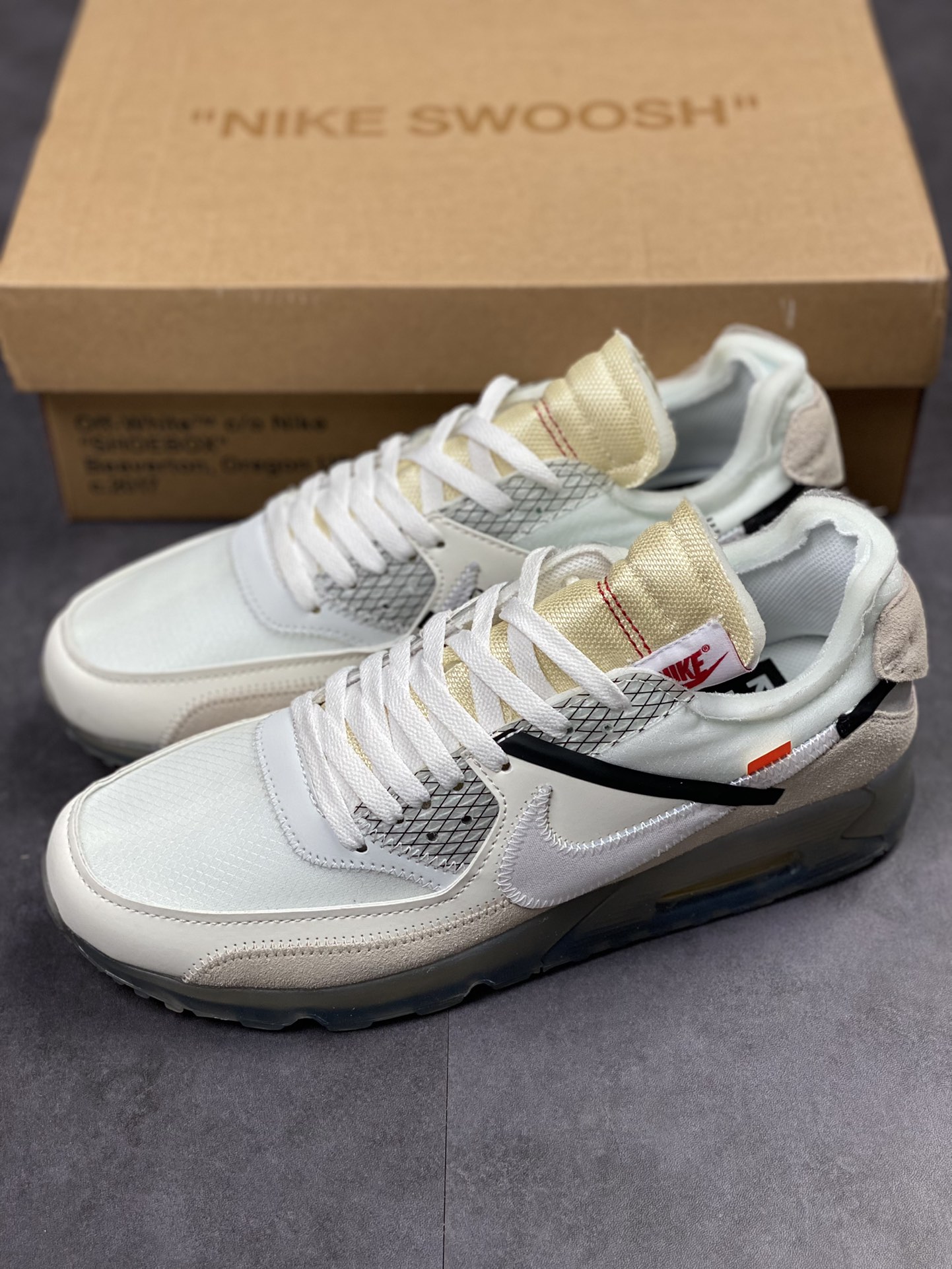 320 Off-White X Nike Air MAX90 重磅联名 AA7293-100