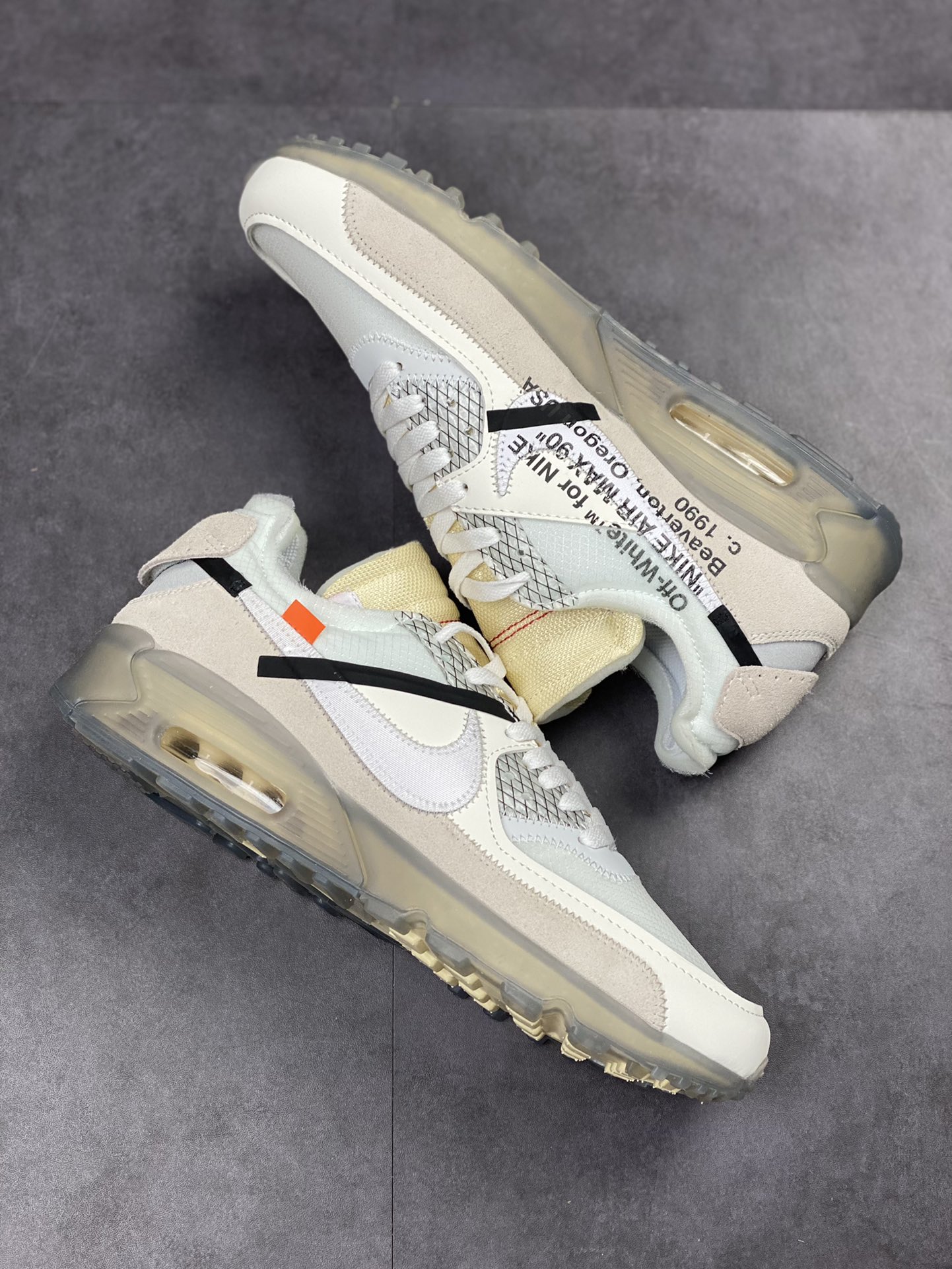 320 Off-White X Nike Air MAX90 重磅联名 AA7293-100