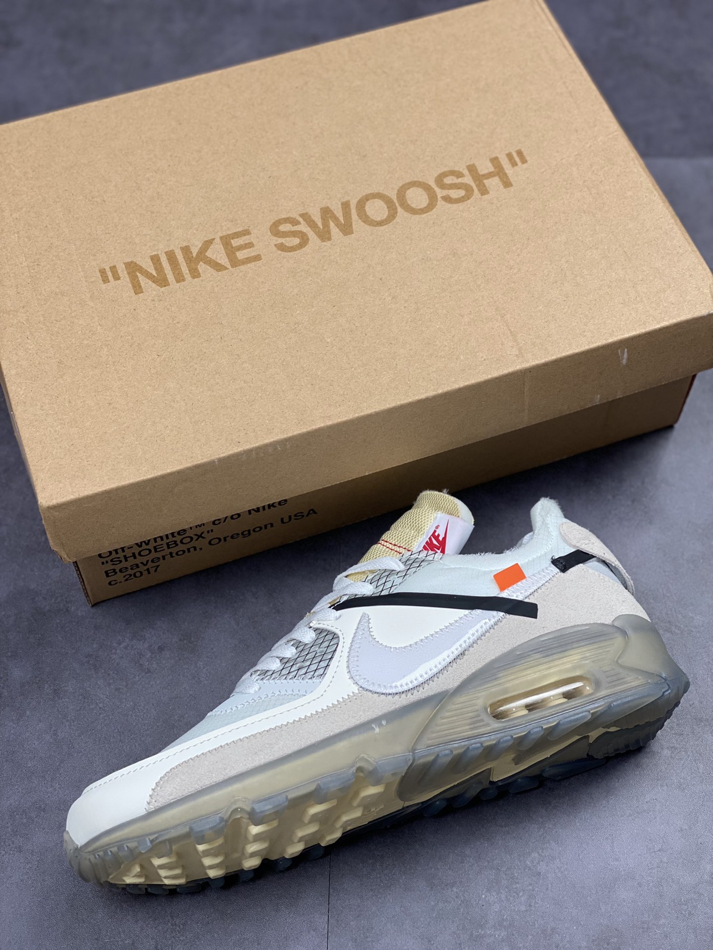 320 Off-White X Nike Air MAX90 重磅联名 AA7293-100