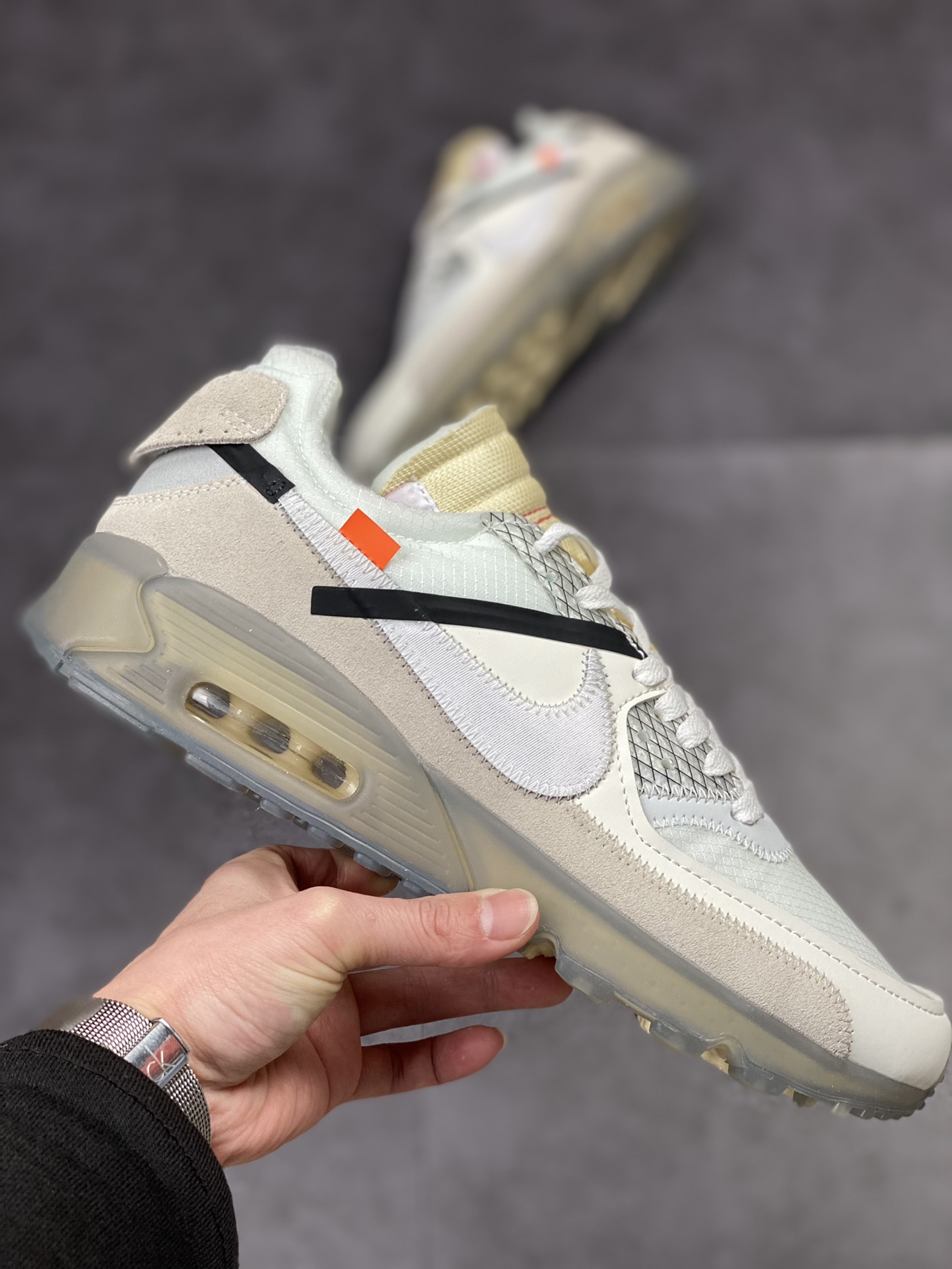 320 Off-White X Nike Air MAX90 重磅联名 AA7293-100