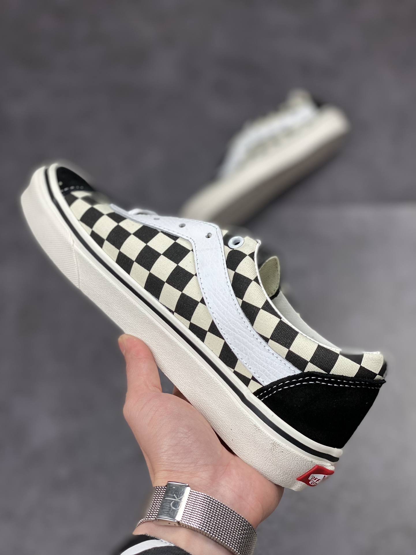 130 范斯VANS Checkerboard Bold Ni经典复古休闲运动硫化百搭 “黑白棋盘格子”VN0A3WLPR6R