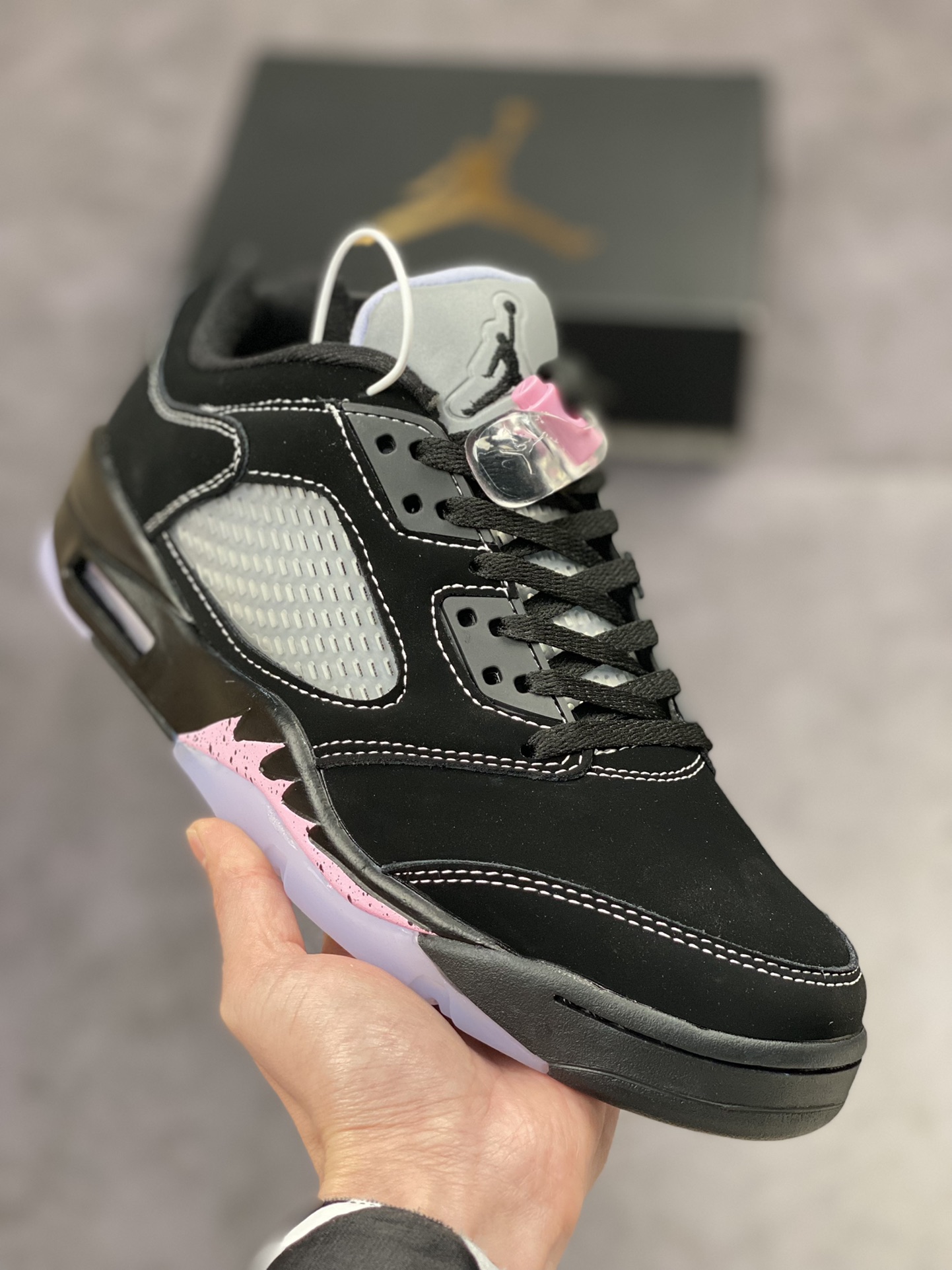 220 Air Jordan 5 Retro Low 黑紫东单  DX4355-015