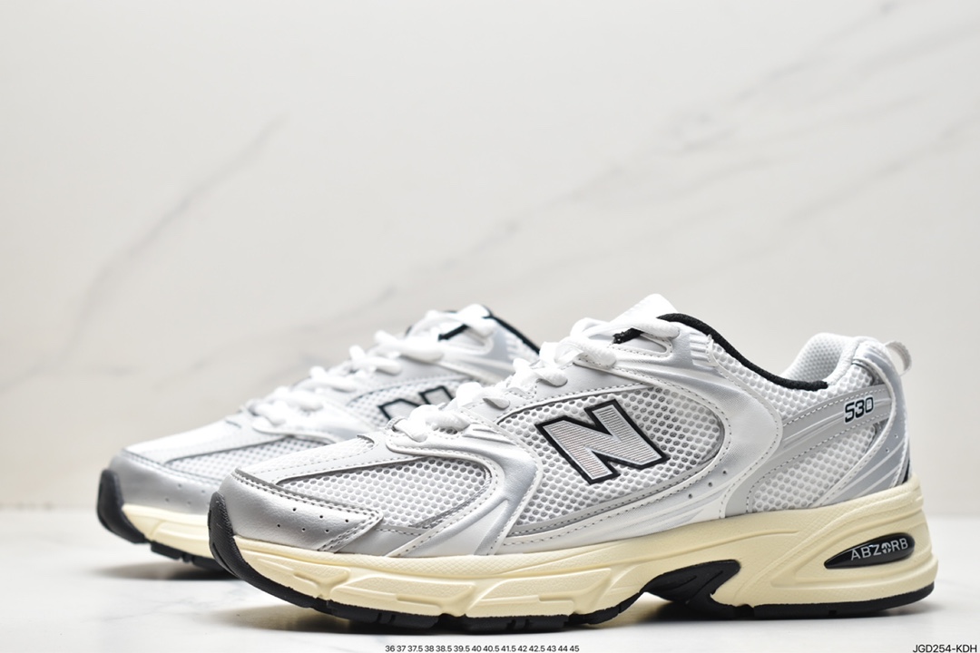 180 New Balance MR530系列复古老爹风网布跑步休闲运动鞋MR530TA