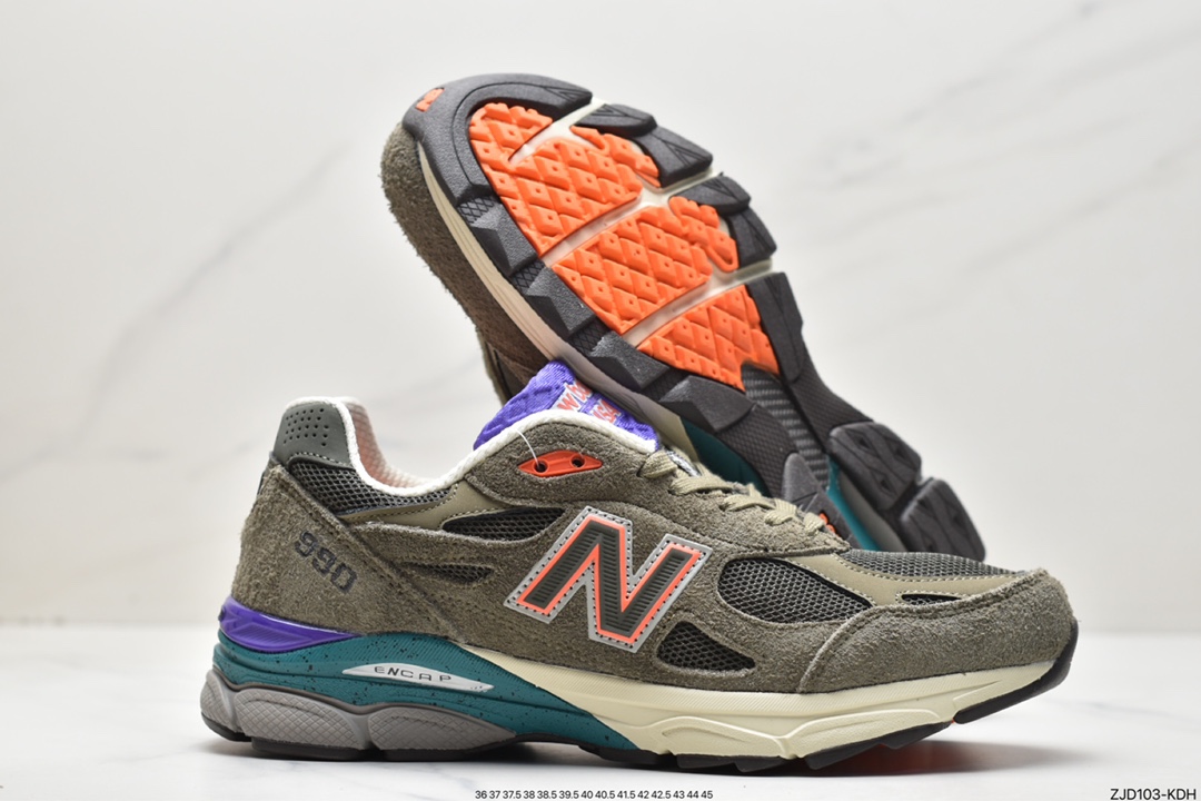 240 新百伦 New Balance M990V5代系列 美产血统复古运动跑步鞋M990SO3