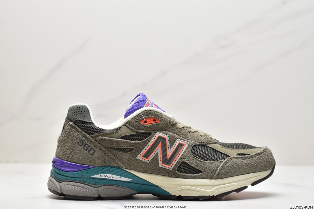 240 新百伦 New Balance M990V5代系列 美产血统复古运动跑步鞋M990SO3