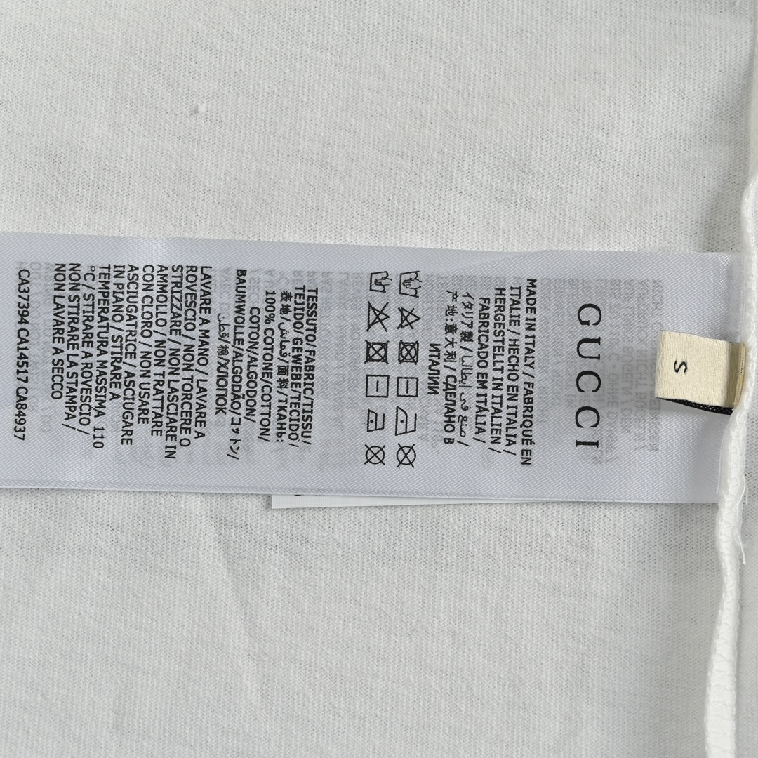 180 礼盒装 Gucci /古驰 23ss 双G互扣条纹短袖