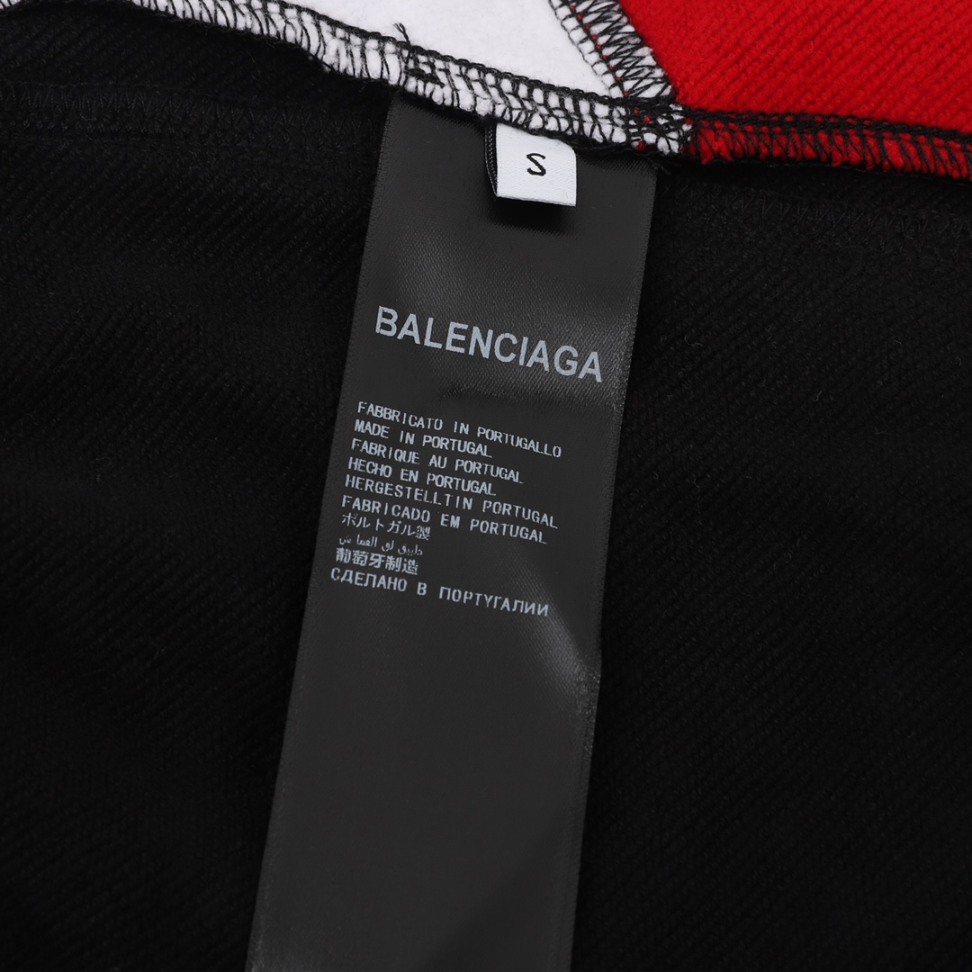 240 Balenciaga/巴黎世家BLCG 拼色双钩字母刺绣短裤