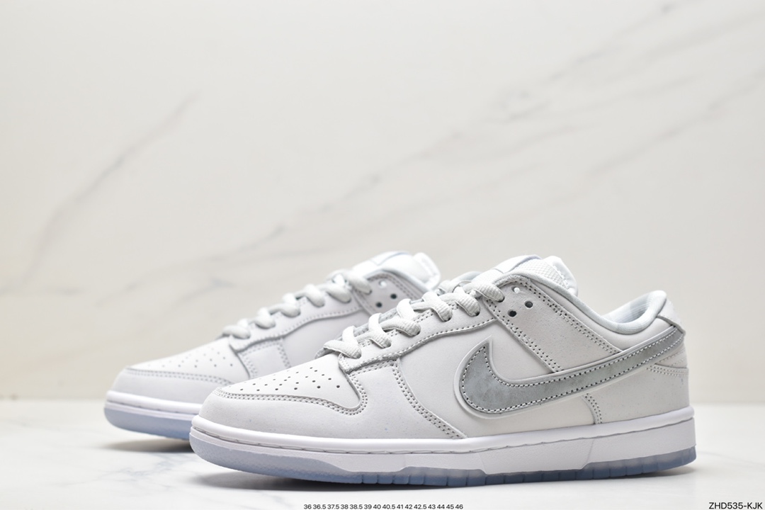 300 Concepts x Nike Dunk Low Pro SB ”White lobster” 全头层白龙虾 SB低帮运动休闲板鞋 FD8776-100