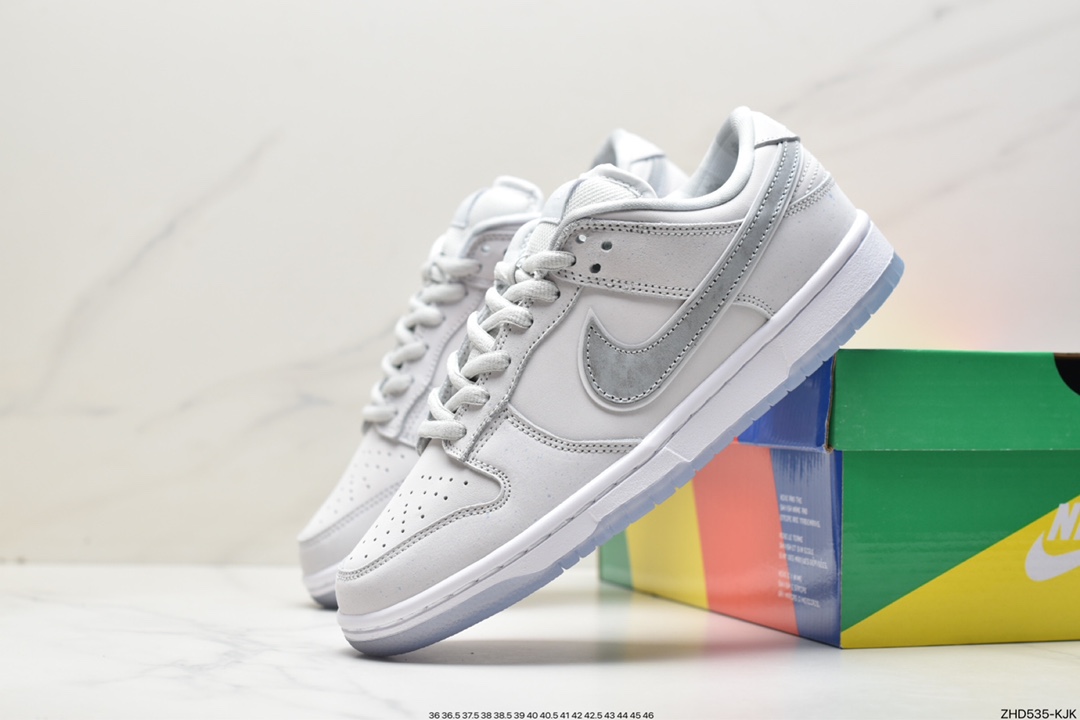 300 Concepts x Nike Dunk Low Pro SB ”White lobster” 全头层白龙虾 SB低帮运动休闲板鞋 FD8776-100