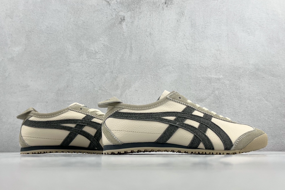 180  Onitsuka Tiger鬼家虎 MEXICO 66 奶白炭灰 D2J4L-0297