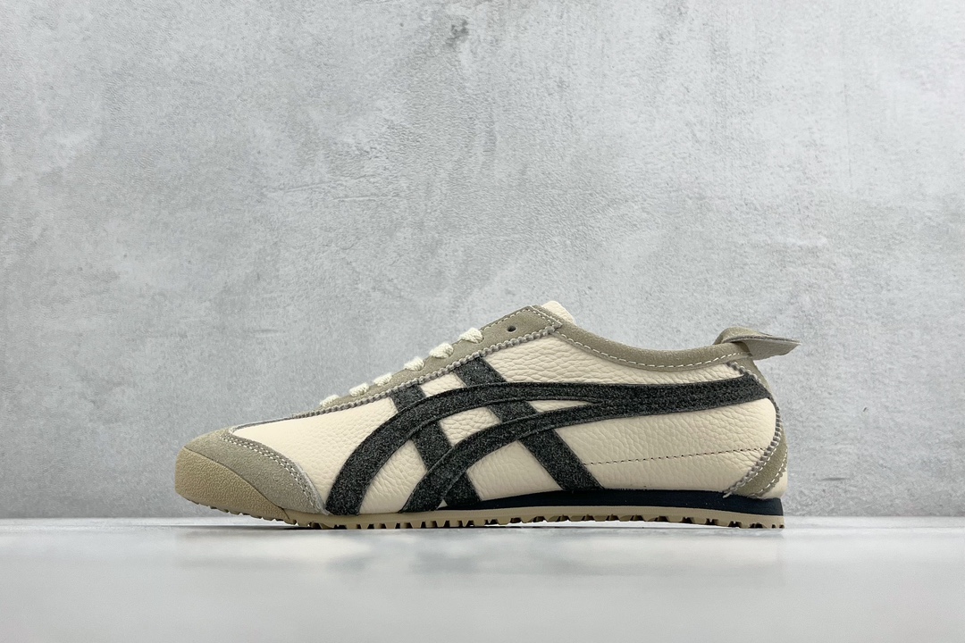 180  Onitsuka Tiger鬼家虎 MEXICO 66 奶白炭灰 D2J4L-0297