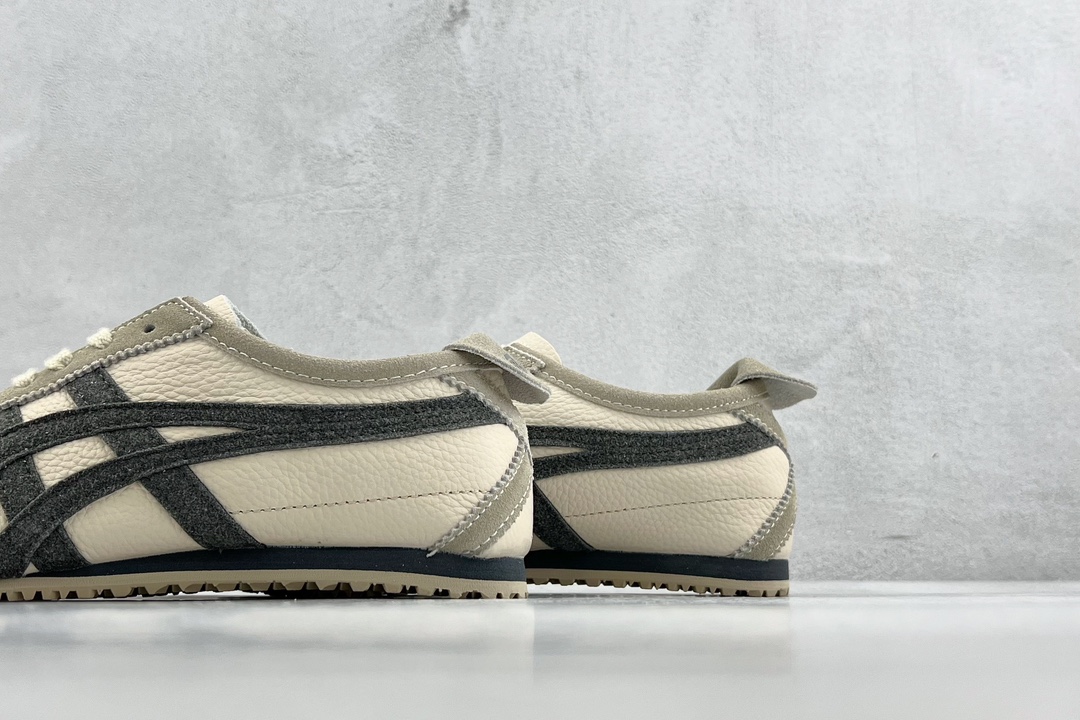 180  Onitsuka Tiger鬼家虎 MEXICO 66 奶白炭灰 D2J4L-0297