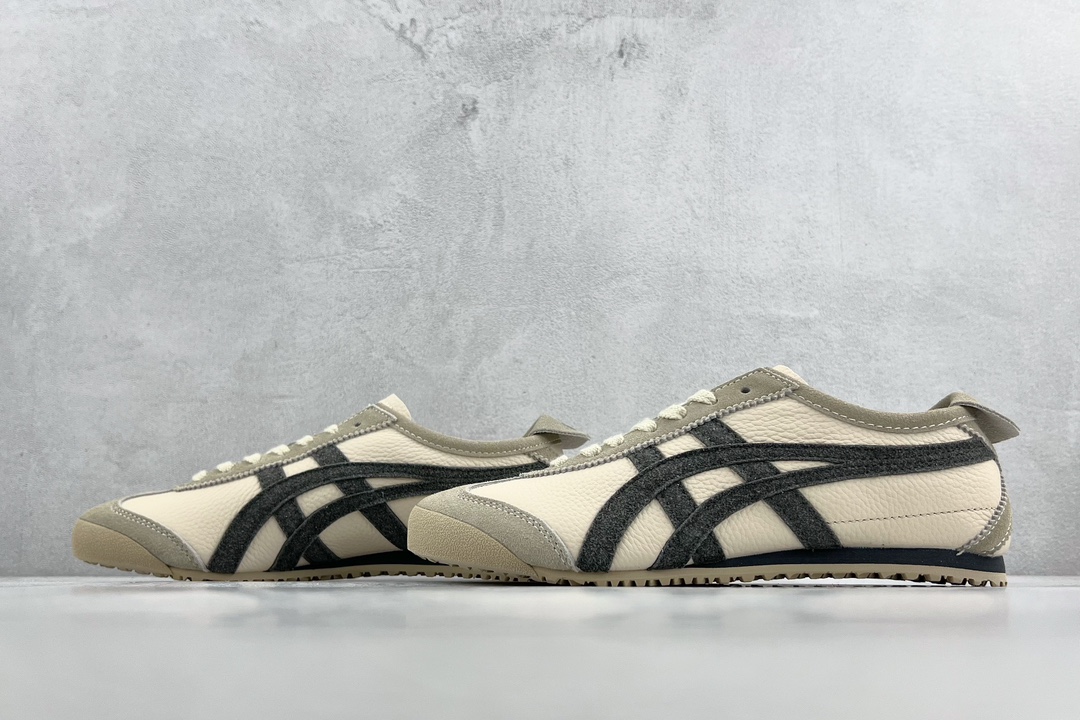 180  Onitsuka Tiger鬼家虎 MEXICO 66 奶白炭灰 D2J4L-0297