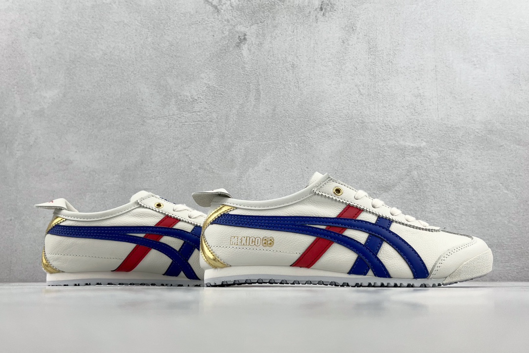 180  Onitsuka Tiger MEXICO 66白蓝色 D507L-0152