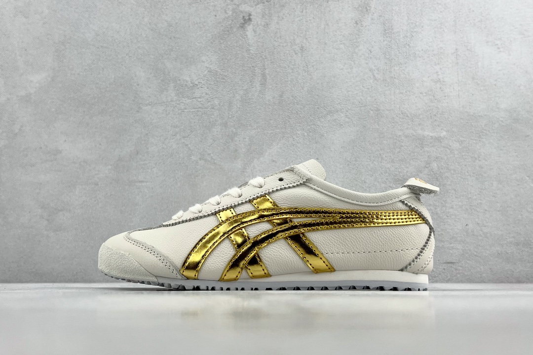 180  Onitsuka Tiger MEXICO 66冷白亮金 1183A499-101